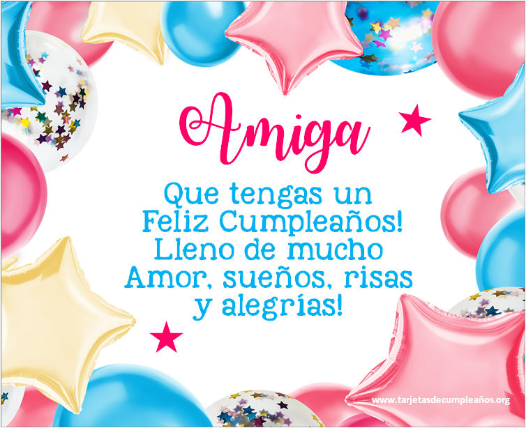 feliz cumpleanos mejor amiga